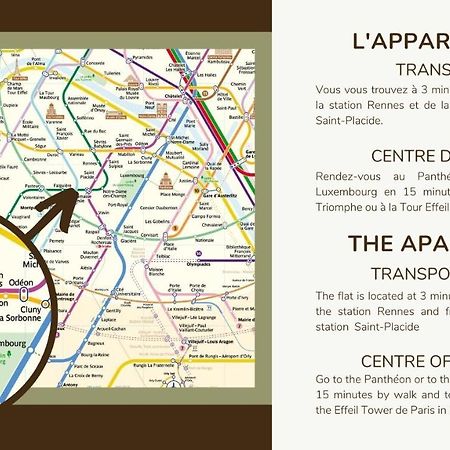 Grand Studio Confort#St Germain-Montparnasse#4P Párizs Kültér fotó